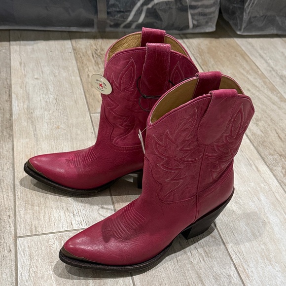 Idyllwind By Miranda Lambert Pink Western Short Boots NWT Size 10 Magenta - Picture 4 of 15